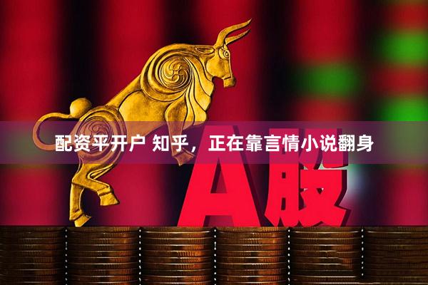 配资平开户 知乎，正在靠言情小说翻身